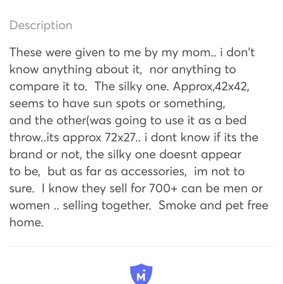 2 LV design scarves/ shawl - Picture 2 of 10